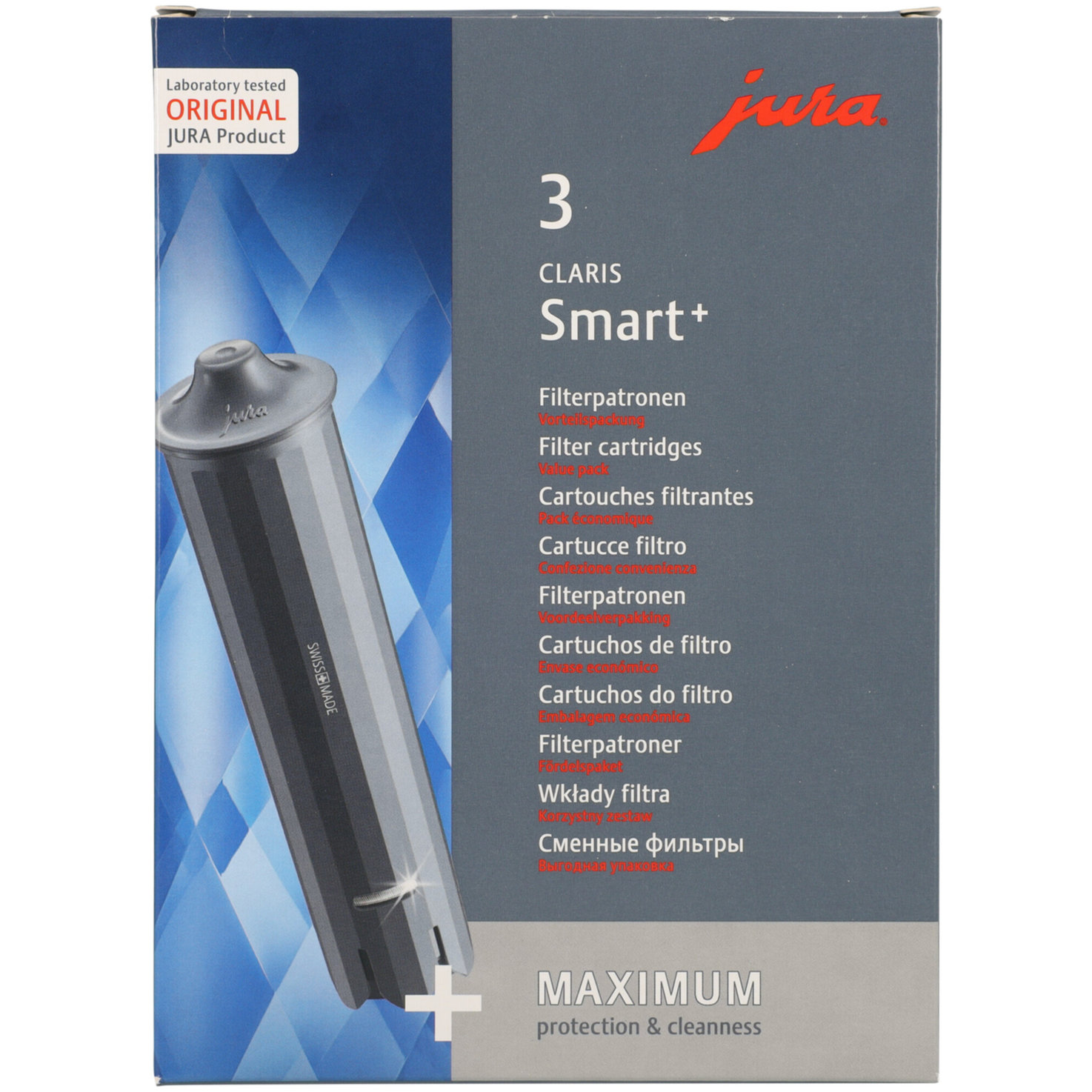 JURA Filterpatrone CLARIS Smart+ 3 Stück