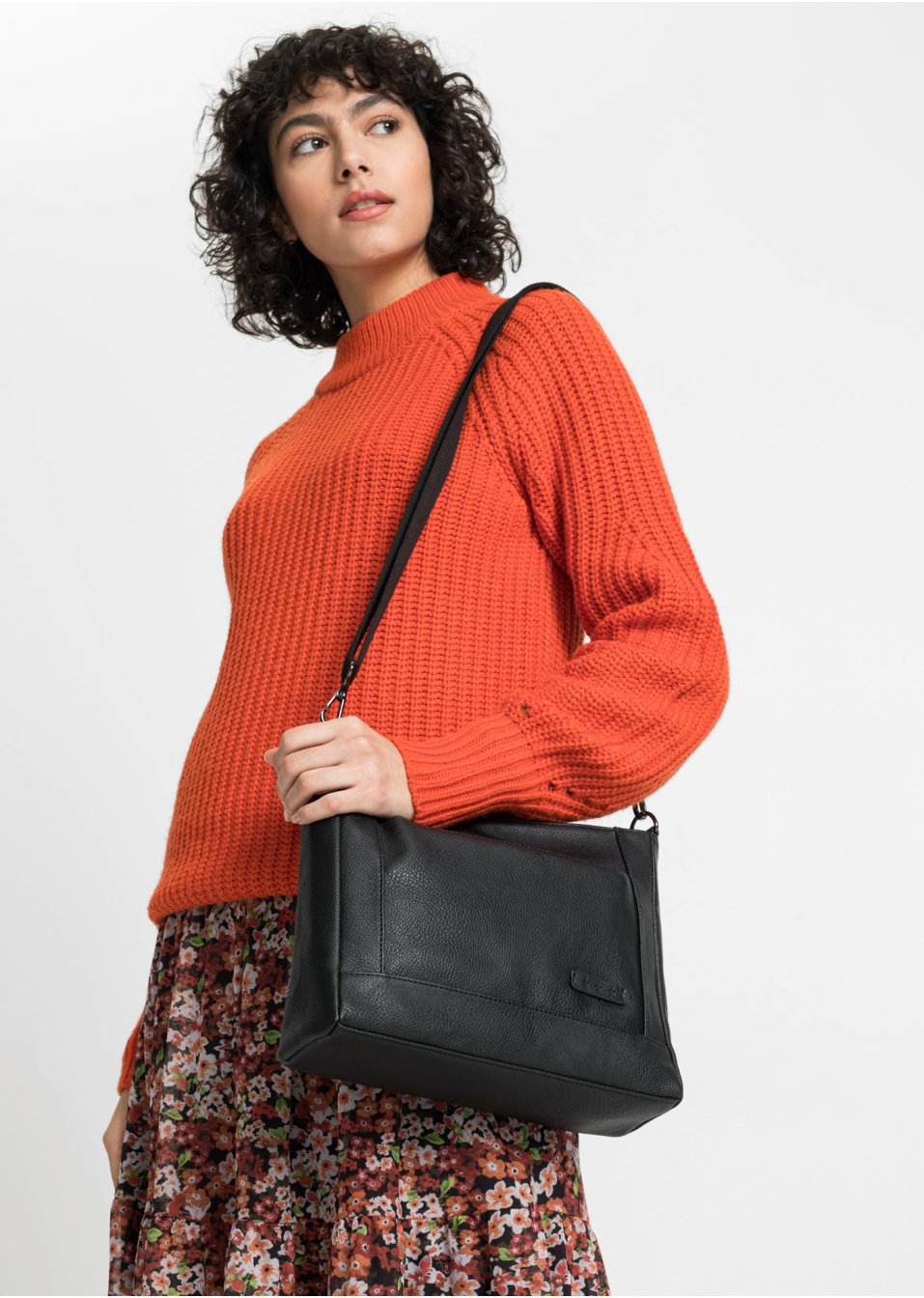 Sac à bandoulière avec bandoulière interchangeable