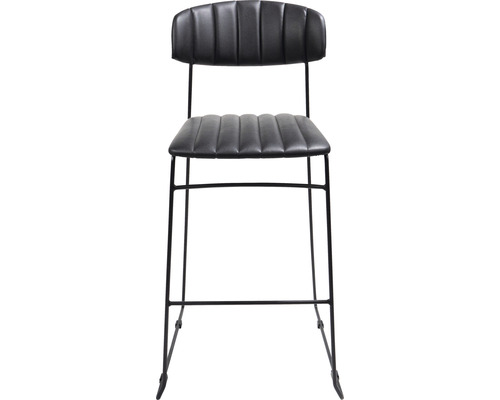 Veba Mundo barkruk, 105 x 46,5 x 49 cm, staal, zwart
