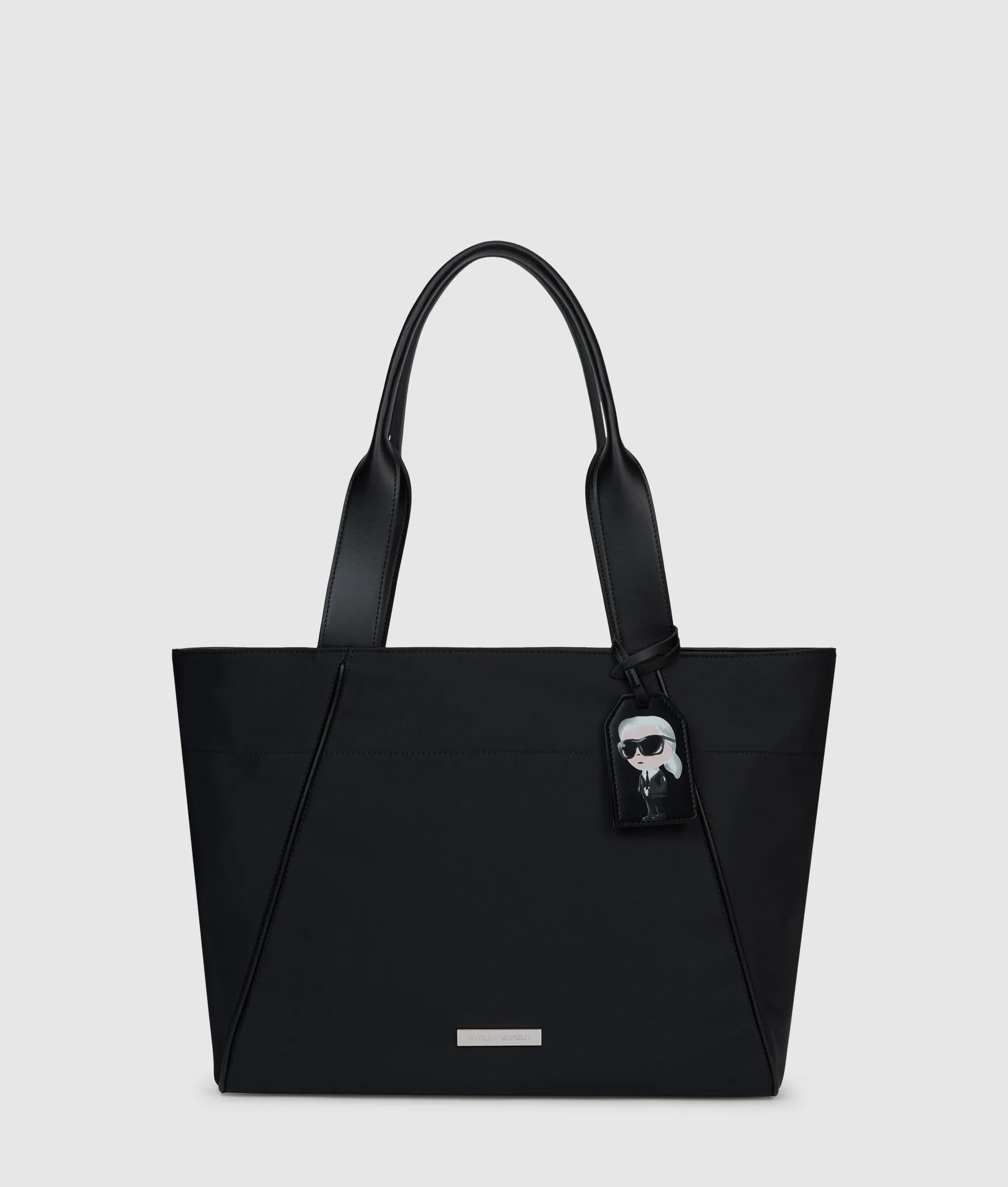 Ikon Nylon draagtas met grote tag