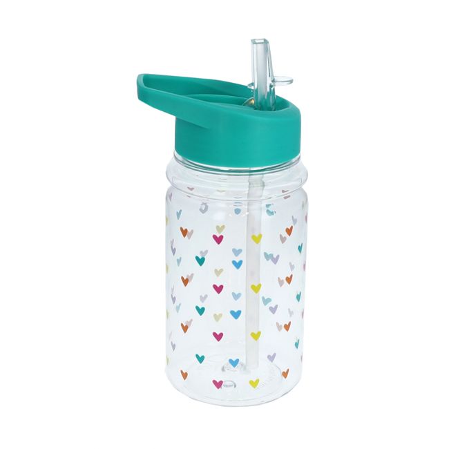 Gourde motifs coeurs Pause goûter