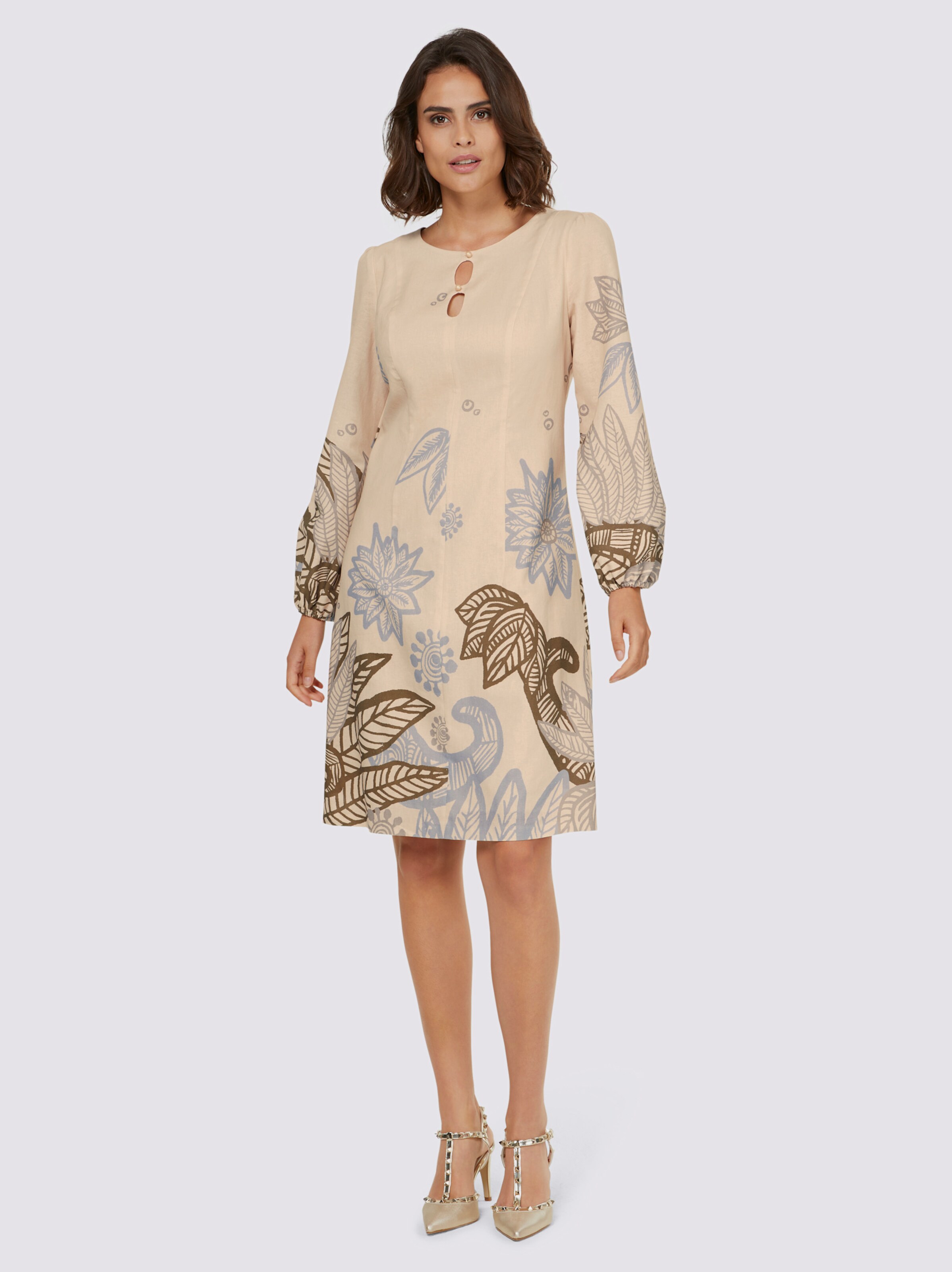 Druck-Kleid