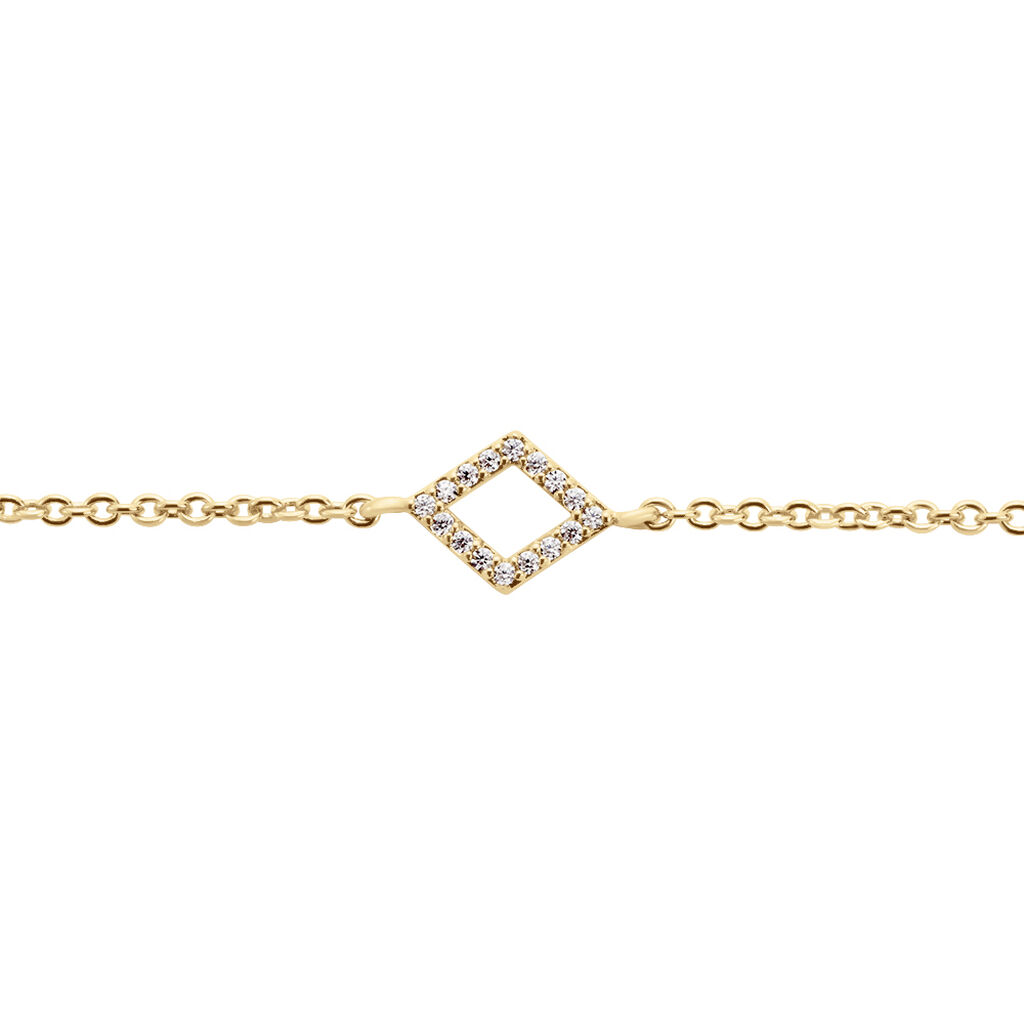 Bracelet Brody Plaqué Or Jaune Oxydes De Zirconium