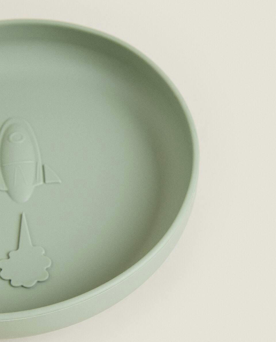 PLACA DE SILICONE COM FOGUETES