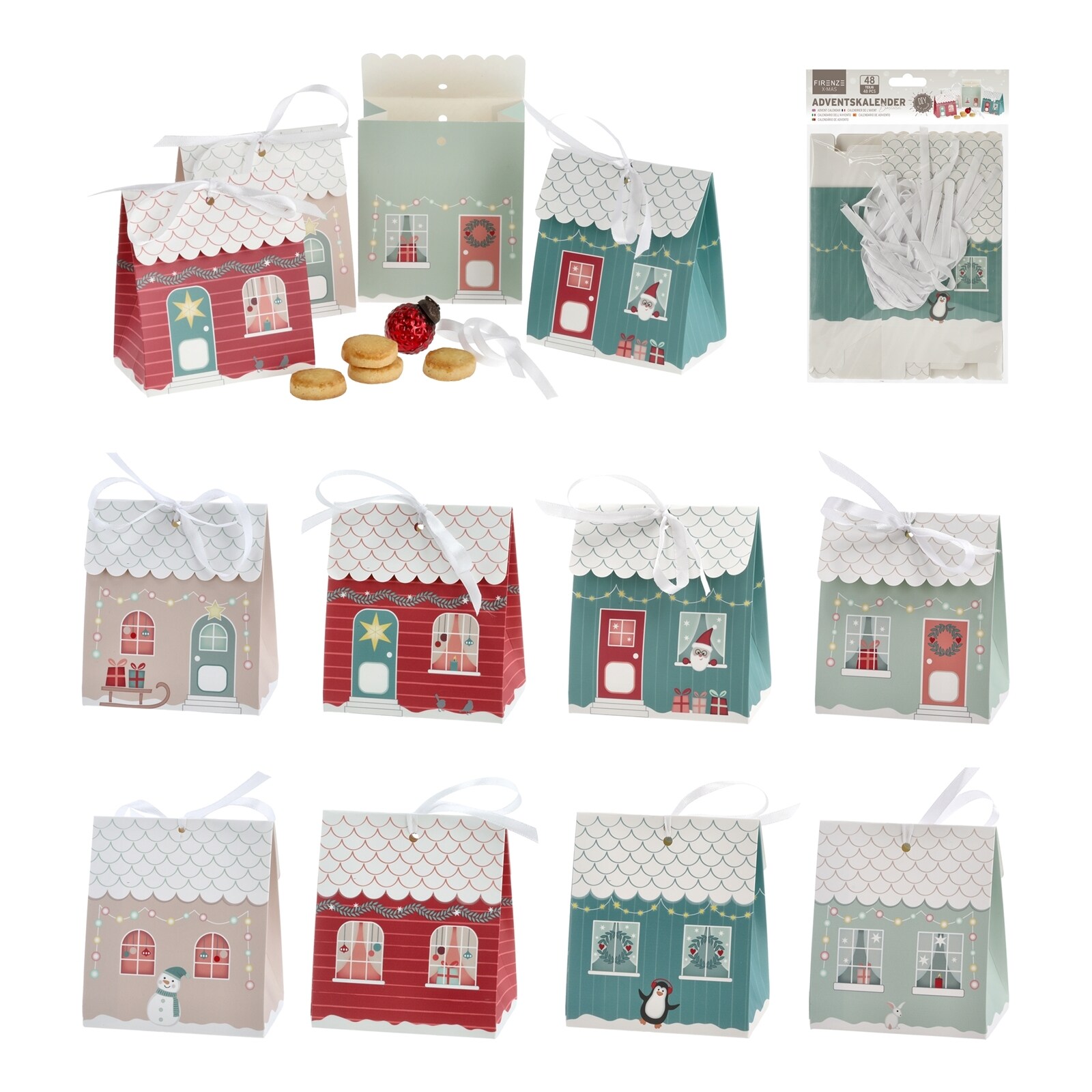 HTI-Living Adventskalender 48-teilig DIY