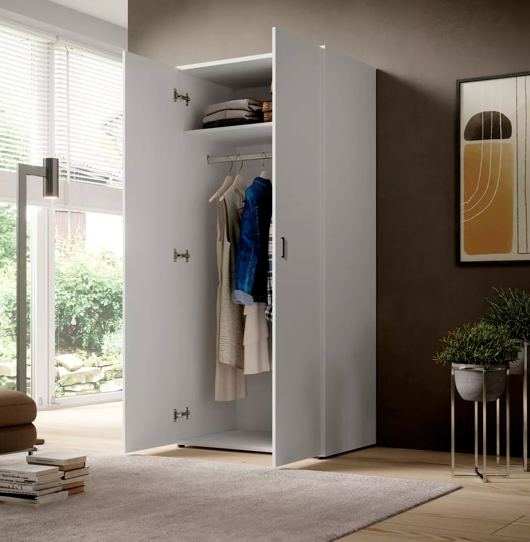 Kleiderschrank Barwite 80 x 190 cm
