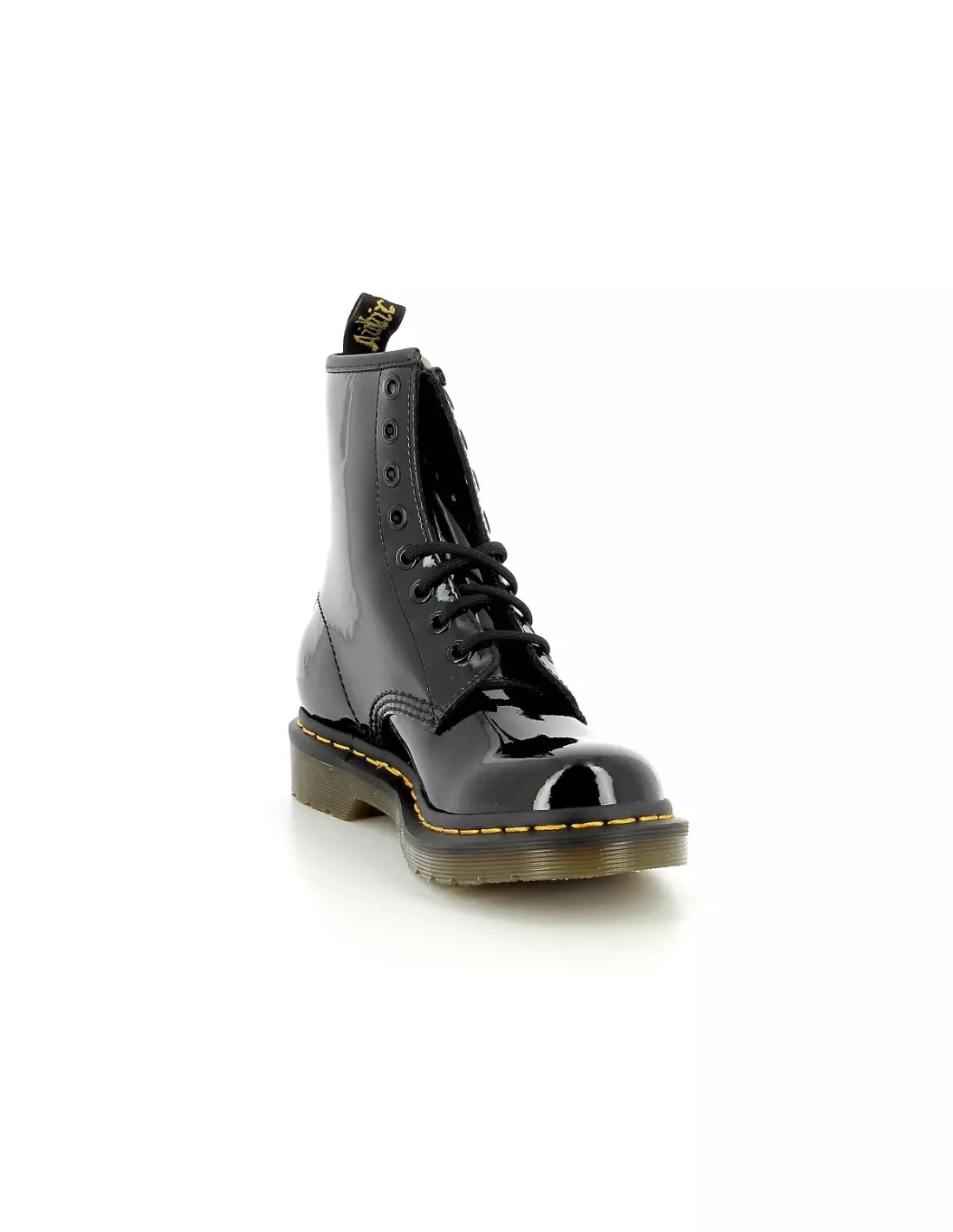 DR MARTENS 1460 PATENT VERNI - Boots & bottines Noir