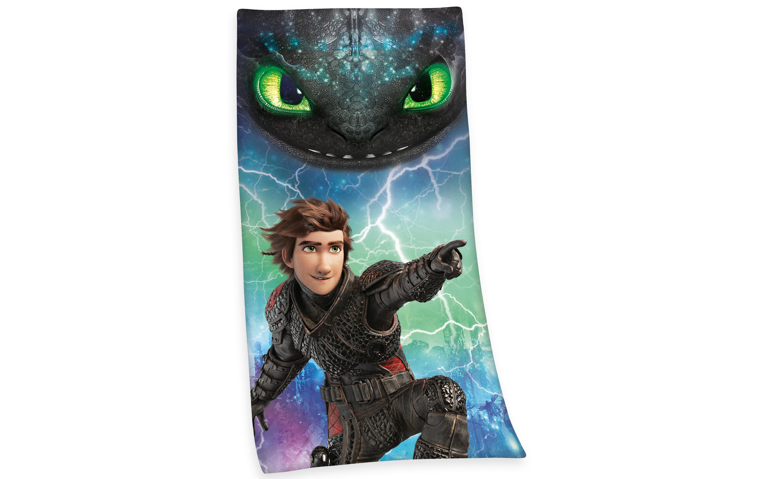 Duschtuch Dragons 75 x 150 cm, MehrfarbigBadetuch aus 100% Baumwolle