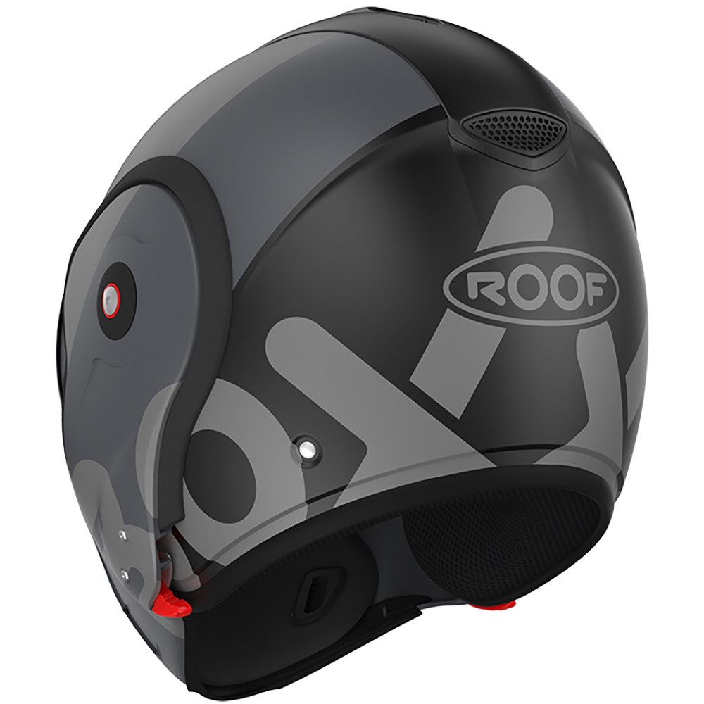Roof - Casque Boxxer Flag Noir / Gris Mat