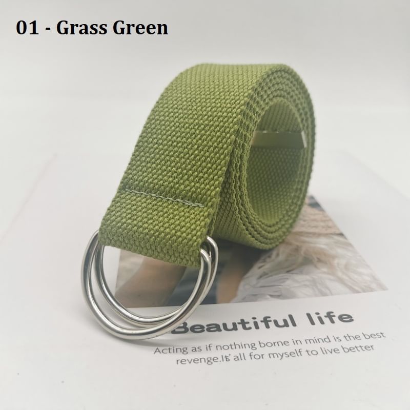 Dute - Canvas riem met dubbele D-ring