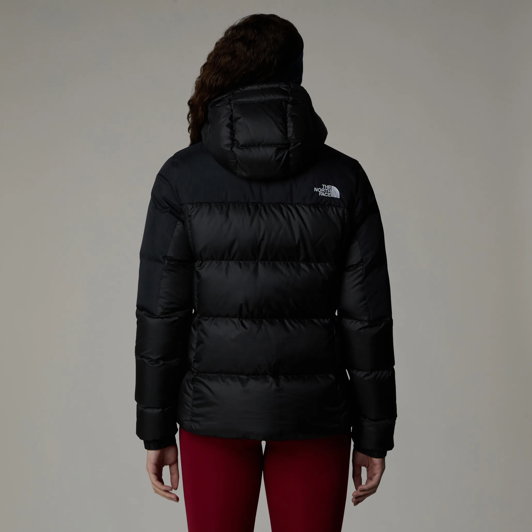 The North Face Women's Diablo Down 2.0 Hooded Jacket TNF Black Heather/TNF Black