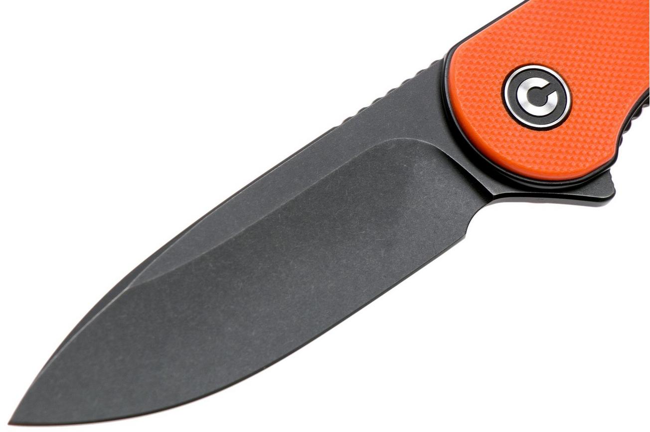 Civivi Elementum C907Y Black, Orange G10 zakmes