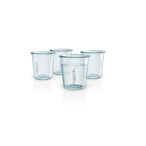 Eva Solo Recycled 4-pak Drikkeglas, Klar, 25 cl