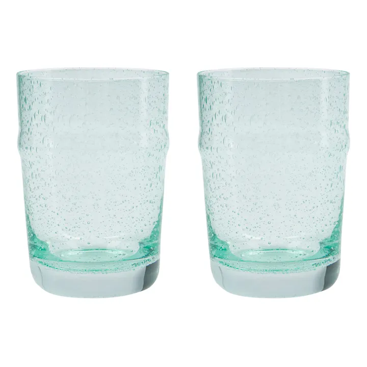 House Doctor Verres Rain - Set de 2 | Aqua