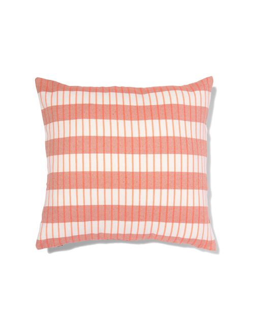 housse de coussin coton 50x50 jacquard rayures