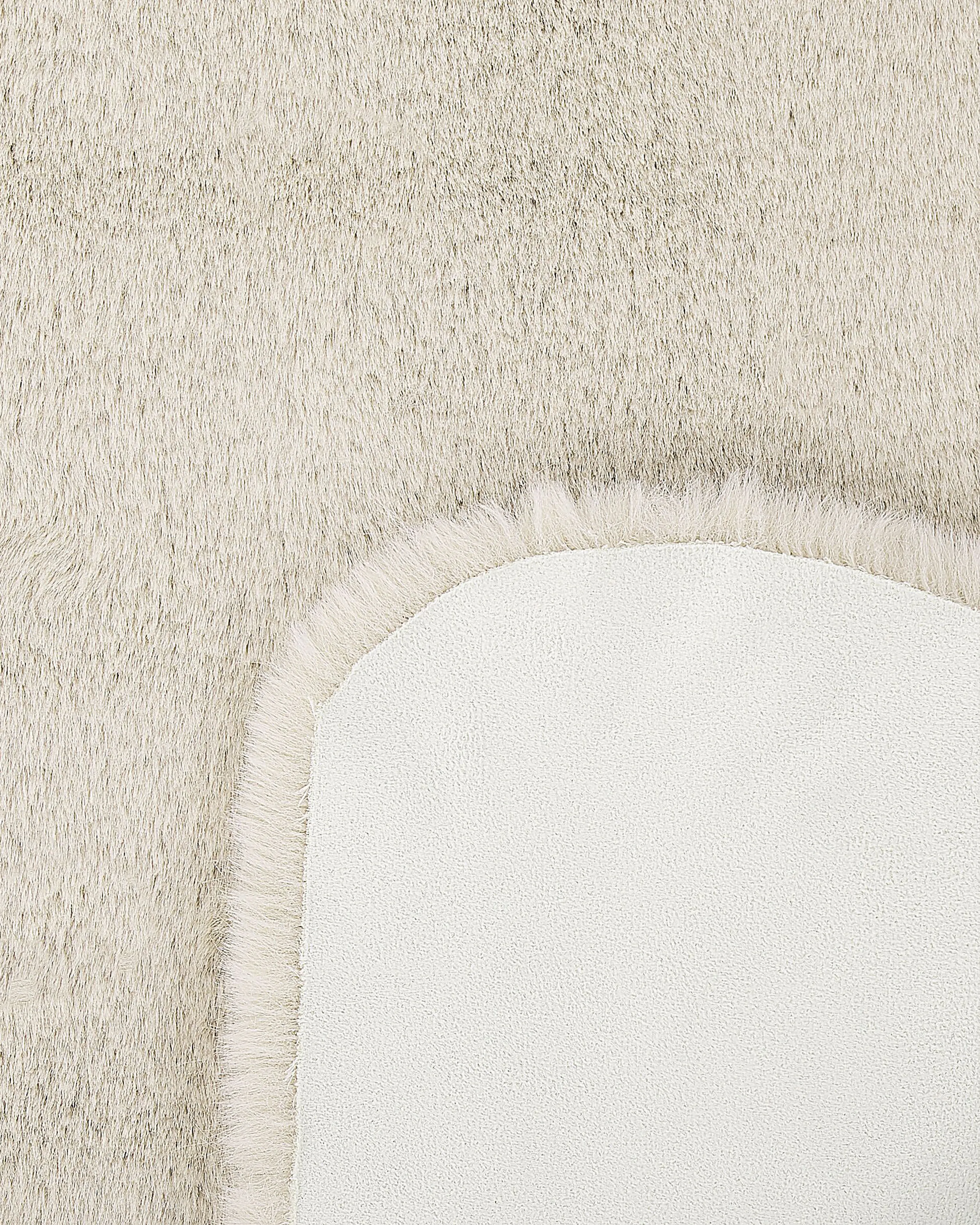 Kunstbontkleed UNDARA Beige 60 x 90 cm