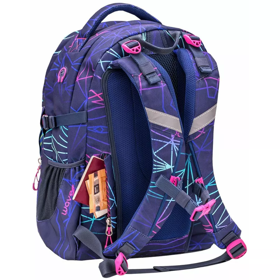 WAVE Rucksack Infinity Stripes Purple