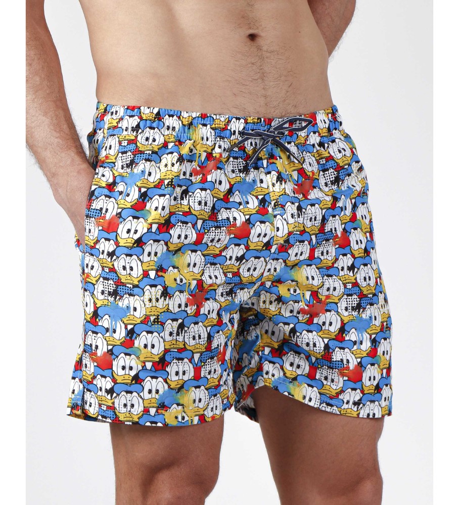 Disney Donald Faces maiô azul