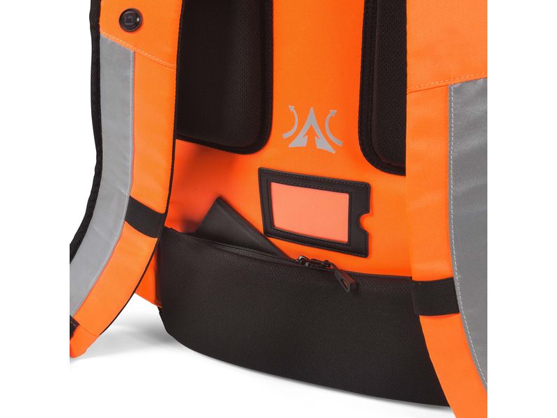 DICOTA Rucksack Hi-Vis V2 Orange, 15.6