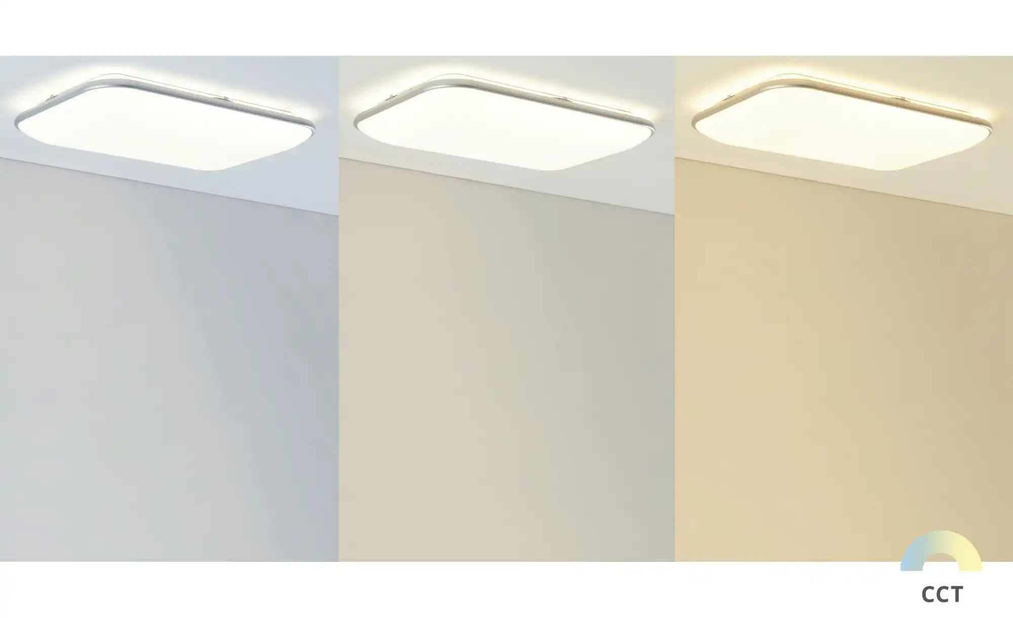 Meisterleuchten LED-Deckenleuchte, Acryl weiß, rechteckig