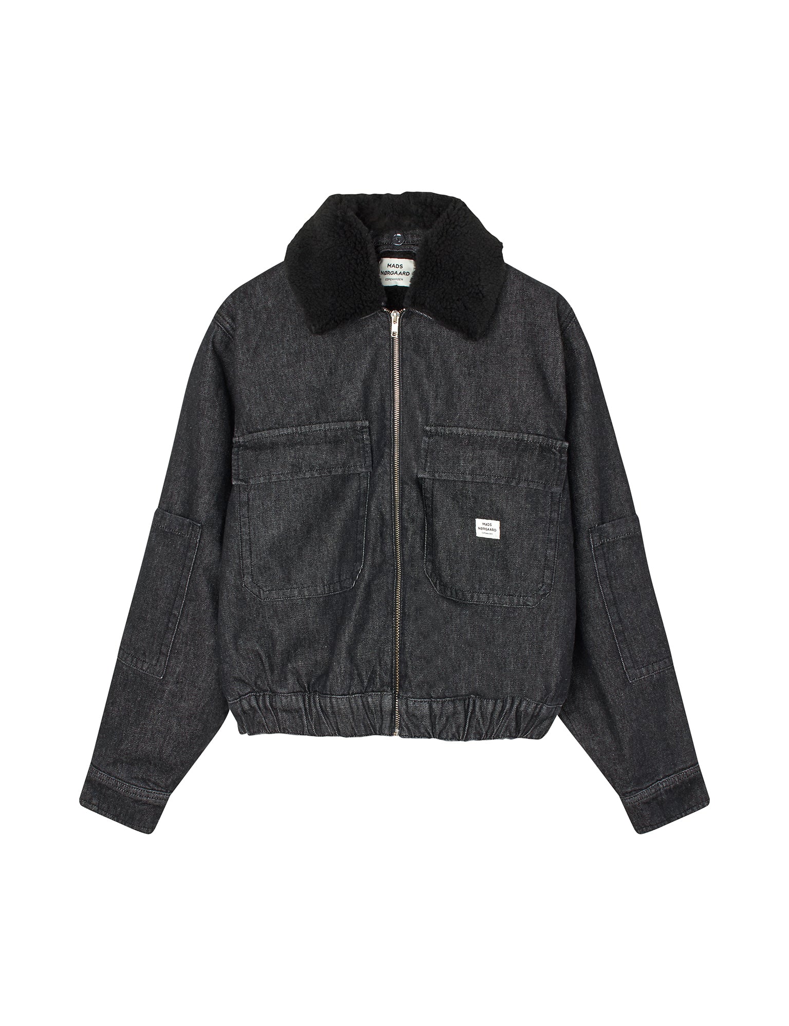 Mads Nørgaard  Dark Denim Sunny jakke - sort