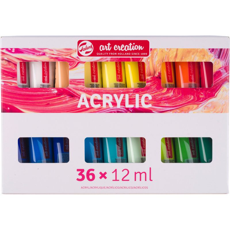 Talens Art Creation Acrylfarben, 12 ml, assortiert, 36 Stück