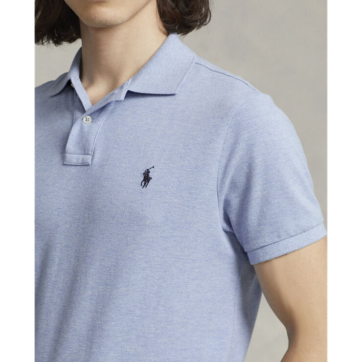 Polo Ralph Lauren Slim Fit Mesh Polo Shirt Blå