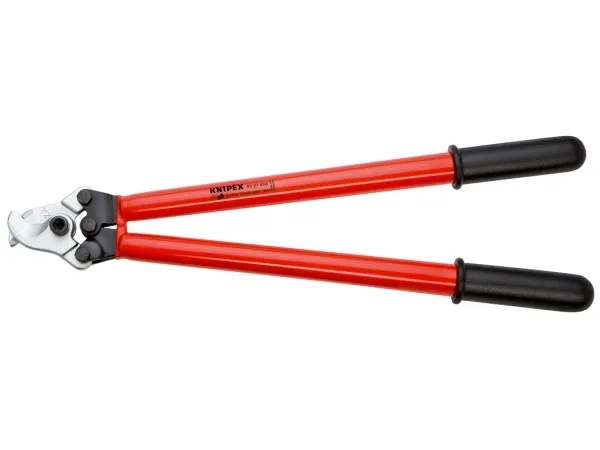 Knipex 95 27 600, Håndkabelskærer, Rød, Stål, Sort, Rustfrit stål, 2,7 cm, Tyskland