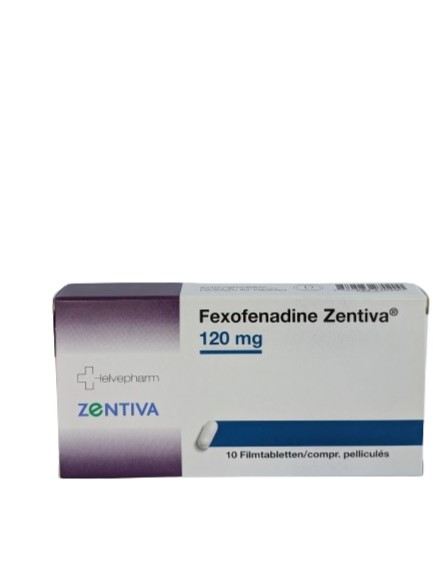 FEXOFENADINE Zentiva Filmtabl 120 mg Blist 10 Stk