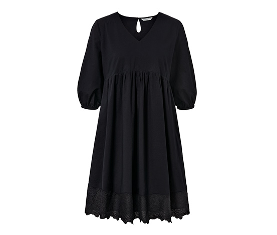 Webkleid mit Stickerei