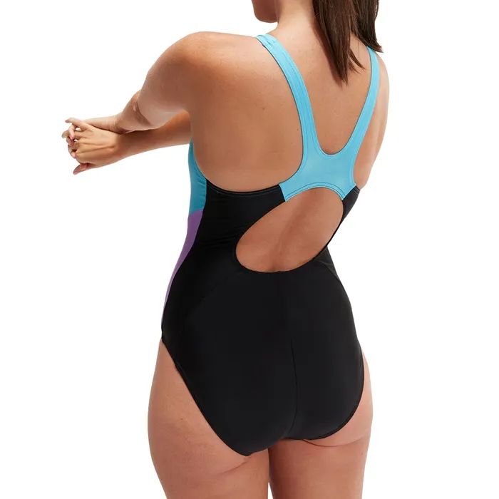 Speedo Colourblock Splice Muscleback Badpak Dames