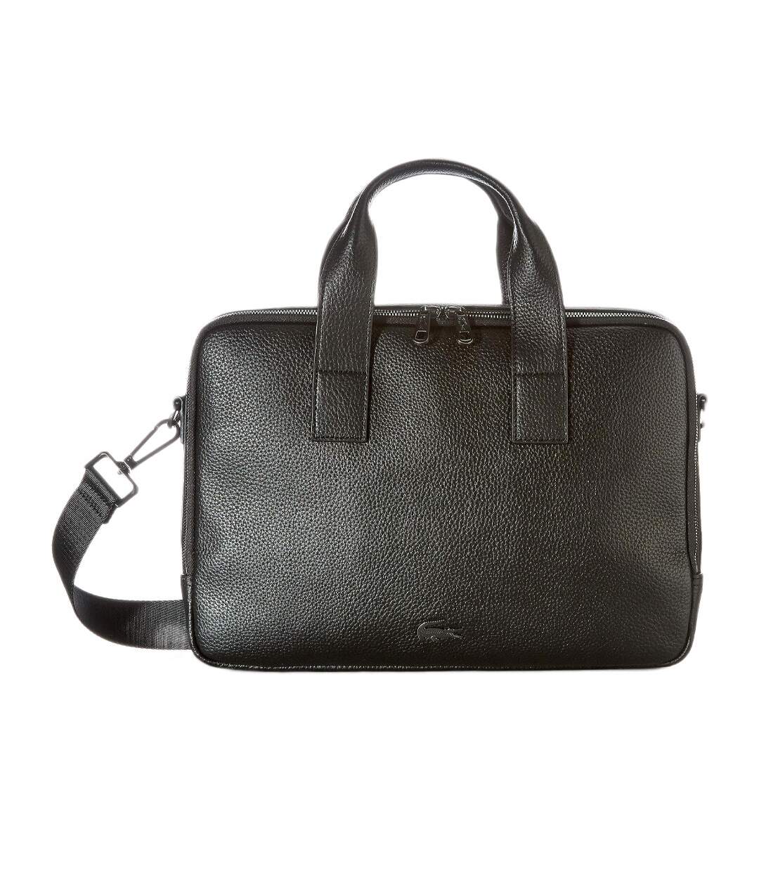 Sacoche Noir Homme Lacoste Computer Bag
