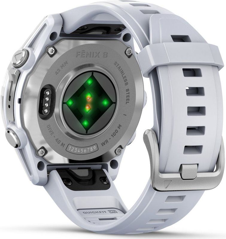 Garmin - Fenix 8 - Sporthorloge - Whitestone - AMOLED Glas