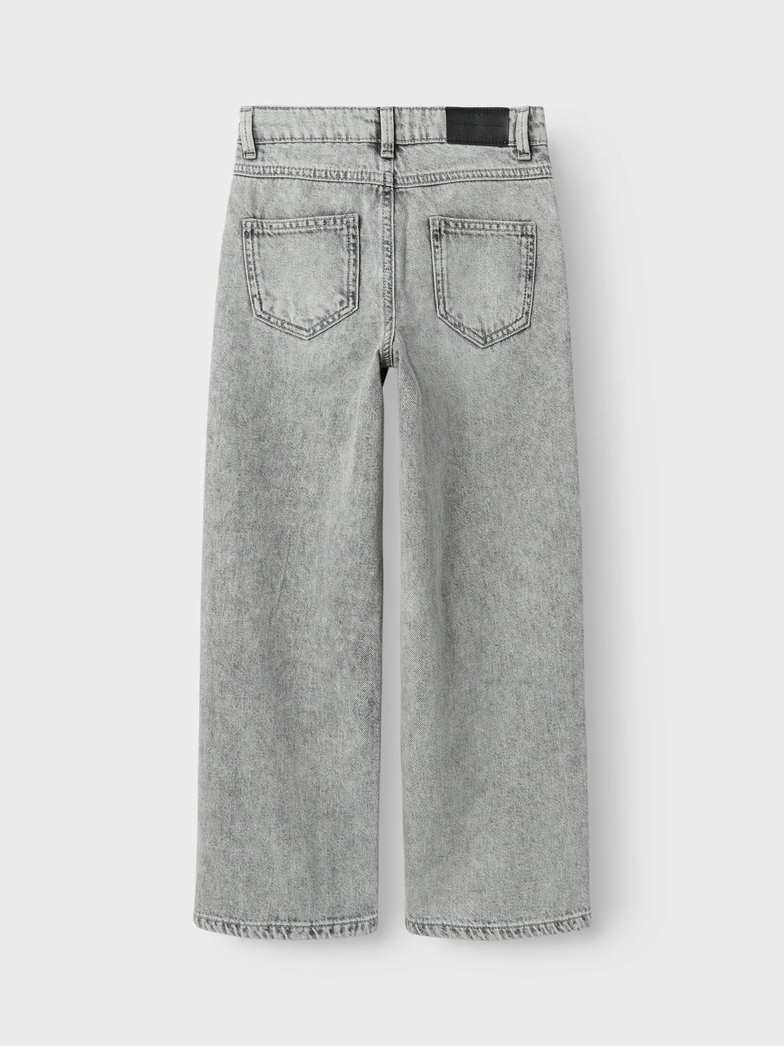 Name It 5-Pocket-Jeans »NKFROSE für Mädchen mit Destroyed-Effekt und hohem Bund«, normal, Denim, Abriebeffekte, Reissverschluss
