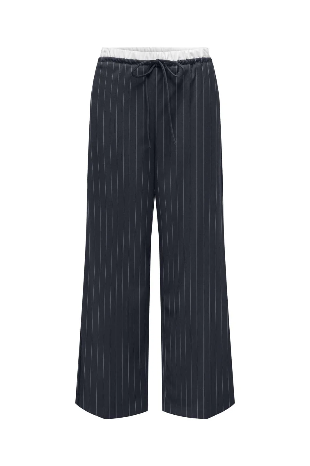 Only Onltille Stripe Boxer Str Pant Tlr 4653984 salute white pinstripe