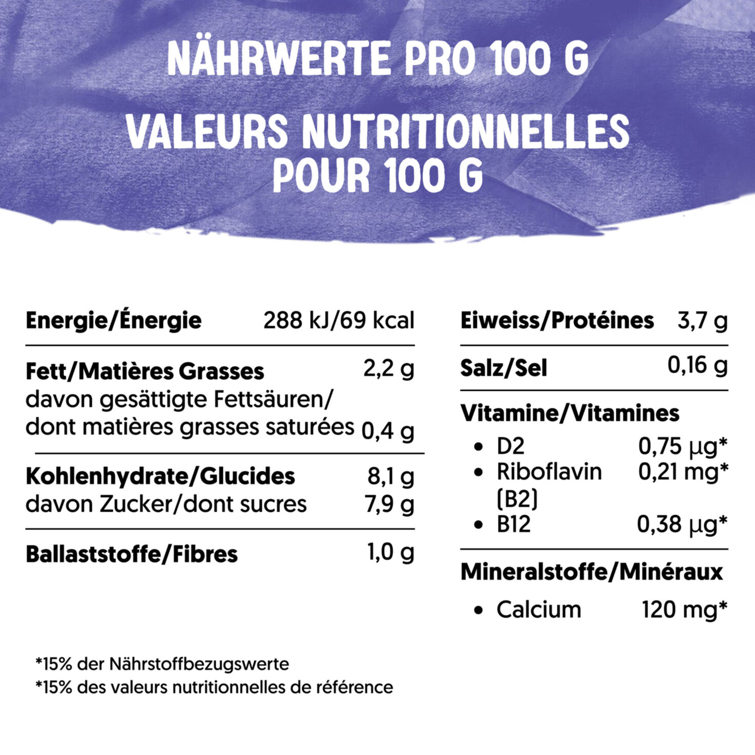 Alpro Soja-Joghurtalternative Heidelbeere