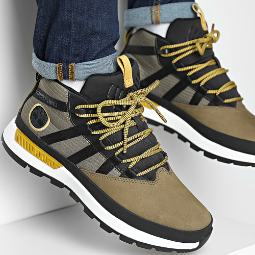 Baskets Euro Trekker Super Ox A28RY Olive Nubuck