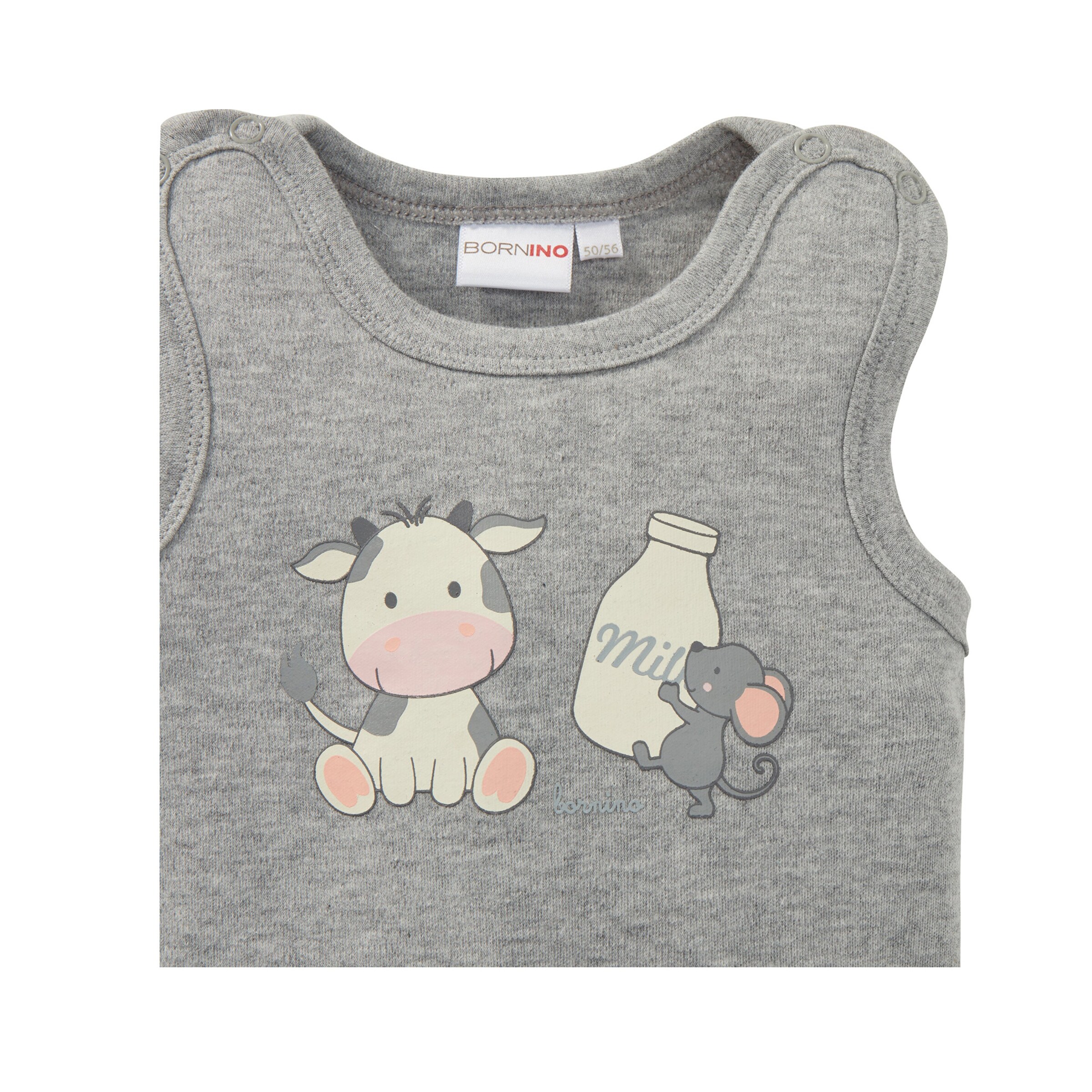 Bornino - Lieblinge Strampler-Set Kuh und Maus