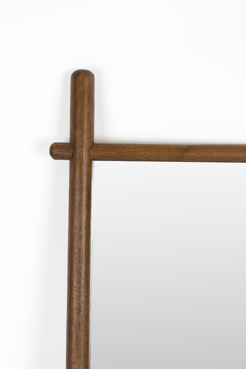 Housecraft Living Solene Spiegel| Passpiegel Staand Hout Donker - Bruin