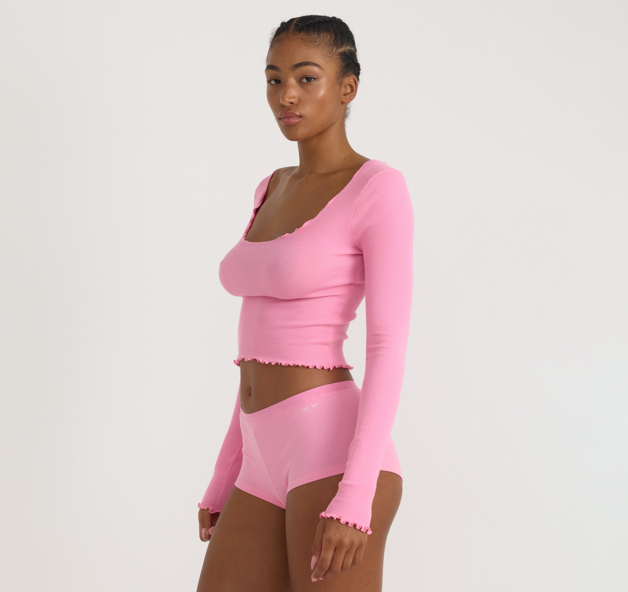 ORGANIC COTTON<br>Core Rib Shorty