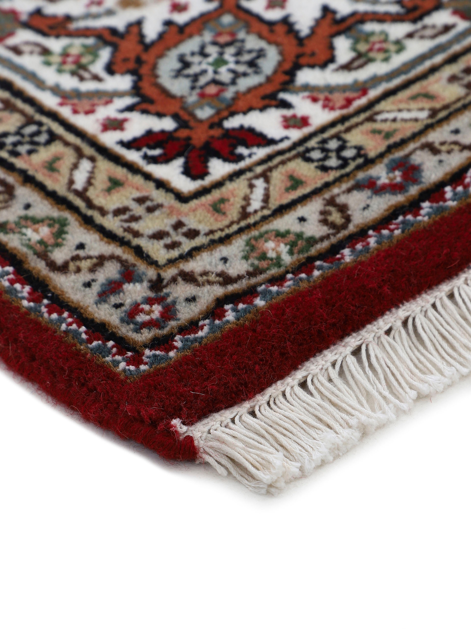 Woven Arts Orientteppich »Tabriz Mahi ,   auch als Läufer« rechteckig 15 mm Höhe handgeknüpft, Wohnzimmer, reine Wolle