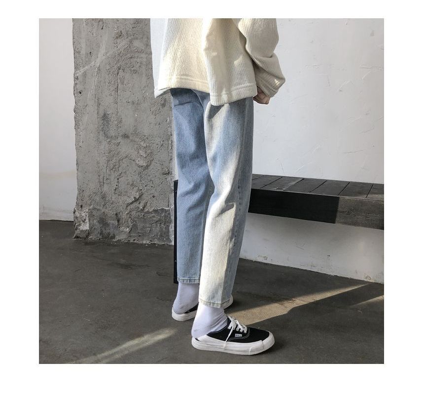 GRAYCIOUS - Toelopende cropped jeans