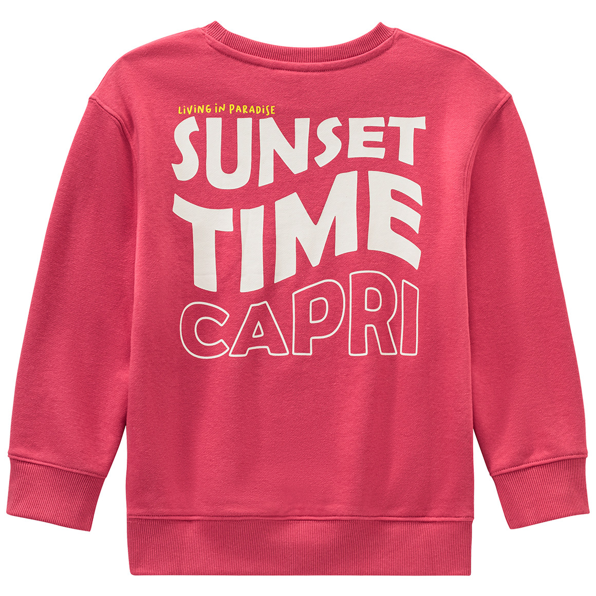Jonas Nielsen Jungen Sweatshirt mit Backprint pink