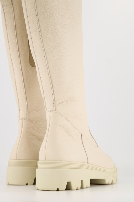 Vitaform Lederstiefel, L-Schaft, Smok-Effekt, Weite K