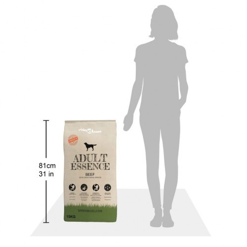Ração seca Essence para cães adultos, sabor carne