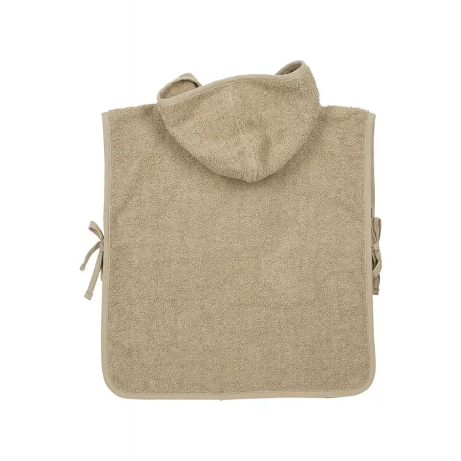 MEYCO Badeponcho Frottee Uni Sand