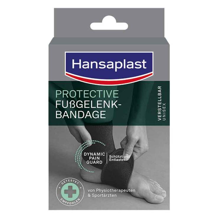 Hansaplast Fußgelenk-Bandage verstellbar, 1 St