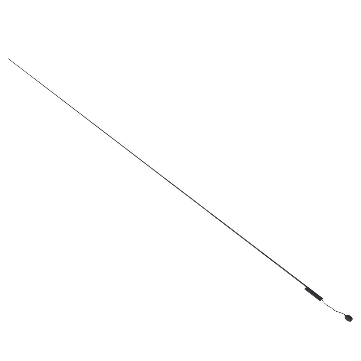 Modern railsysteem zwart 1-fase 800 cm - Magnetic
