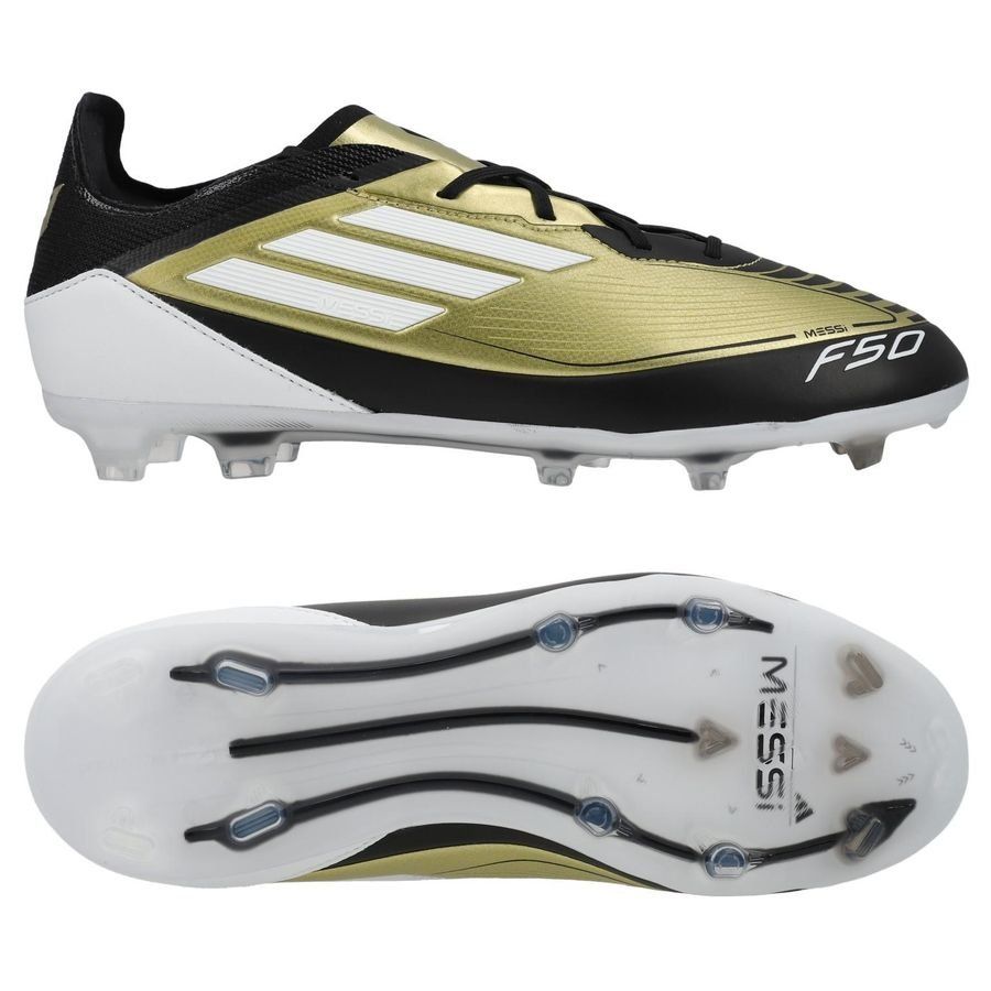 adidas F50 Messi Pro FG Triunfo Dorado - Doré/Blanc/Noir Enfant