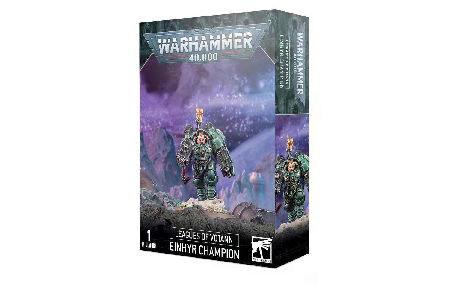 Figur Warhammer 40.000 Einhyr-ChampionWarhammer 40.000 Miniatur Leagues of Votann: Einhyr-Champion